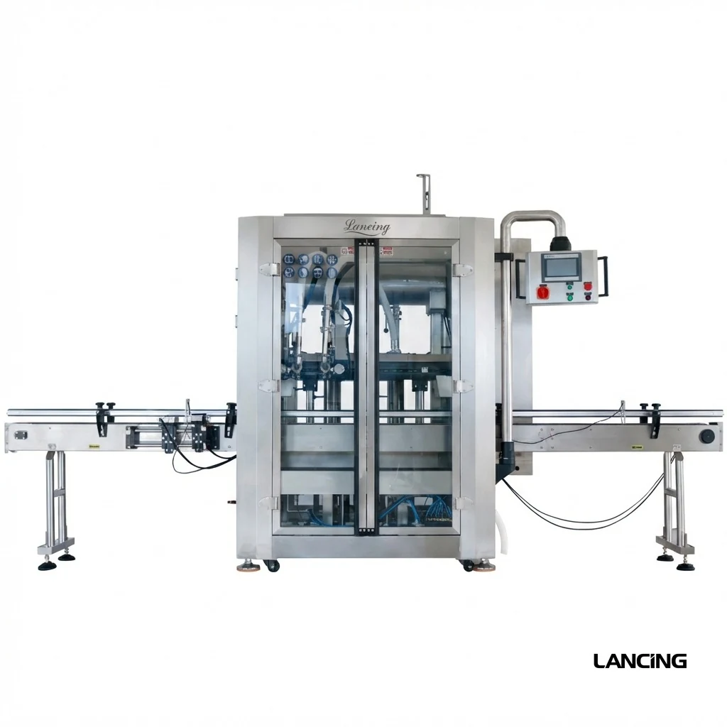 Automatic filling equipment in a guarded line
